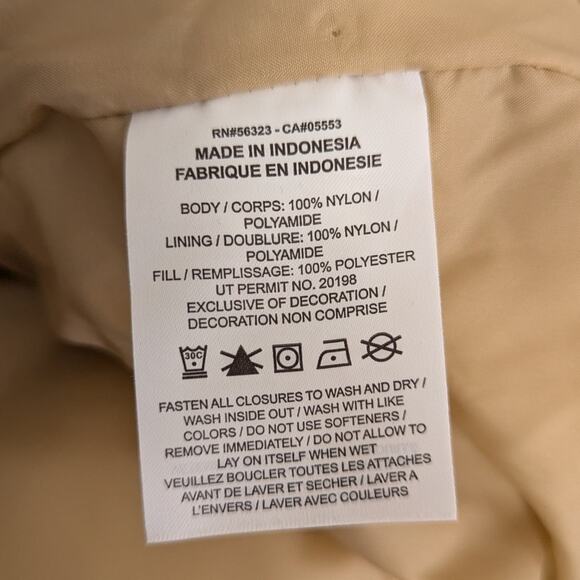 NIKE Air Jordan Water Repellent Nylon Puffer Jacket Puffer Jacket Size L - Picture 10 of 11